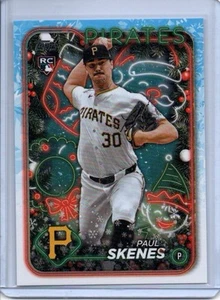 Paul Skenes Pirates 2024 Topps Holiday RC #H165 - Picture 1 of 2