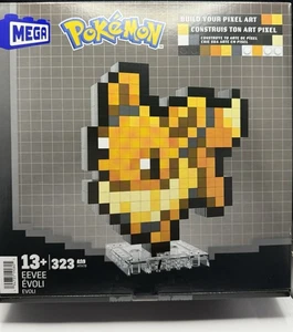 Mega Pokemon Eevee Pixel Art NEW SEALED - Picture 1 of 10