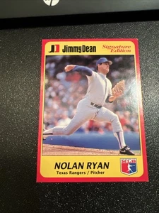 Jimmy Dean Signature Edition #24 1991 Nolan Ryan, Texas Rangers - Imagen 1 de 4