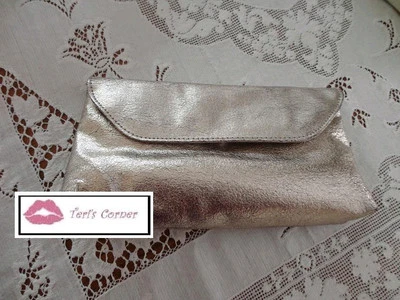 Bolso sin asas/bolso/cartera/bolso de cosméticos/maquillaje de peltre pálido bareMinerals  Foto 1 de 4