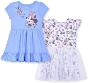 Disney Minnie Mouse Girls 2-pack Dresses Size 4, 5, 6, 6x - Picture 1 of 1