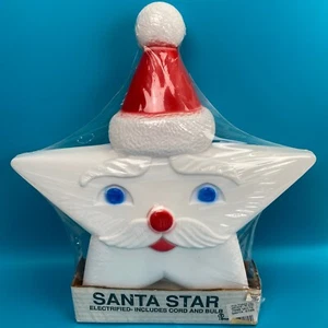 Rare 1991 Vintage Santa Star Union Products Christmas Blow Mold NEW Sealed!!! - Picture 1 of 10