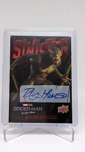 Rhys Ifans as The Lizard Red Sinister Auto 2023 UD Spiderman No Way Home - Picture 1 of 2