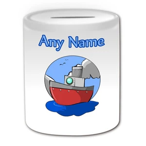 Personalisiertes Geschenk Schiff Becher Geldbox Boot Kreuzer Kabine Yacht Segelboot Ozean Tasse - Bild 1 von 20