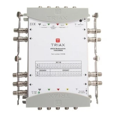Triax TdSCR 508 dSCR Multiswitch for Sky Q - 318195 - Image 1 of 2
