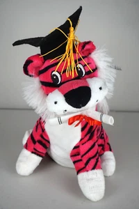 Dan Dee Graduation Tiger 11” College High School Elementary Pink Black Cap - Picture 1 of 5