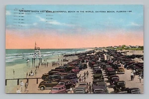 Postkarte Atlantik Daytona Beach Florida um 1937 - Bild 1 von 2