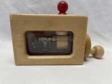 Child Dexterity TAG Think & Grow Wooden Wood Music Box Made In USA