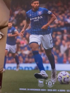 Ipswich Town v Manchester United - FA Premier League - 24 Nov 2024 P+P Included - Picture 1 of 4