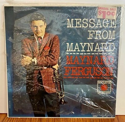 New/Sealed ~ Maynard Ferguson MESSAGE FROM MAYNARD ~ Roulette R-52101 LP Mono - Image 1 of 2