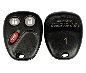 OEM GM Keyless Entry Remote Key Fob 3 Button Memory # 1 OEM GM - LHJ011 - Picture 1 of 2