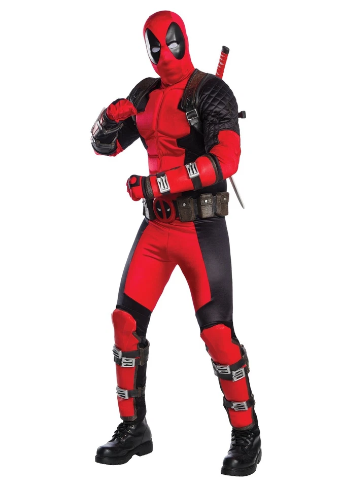 Rubie's Marvel Deadpool Adult Costume w/Weapons Kit Size M (Standard) - Image 1 of 2