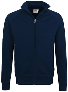 HAKRO Sweatjacke 606 Sweatshirt dunkelblau Tinte Pullover Shirt Gr. XS-3XL - Bild 1 von 4
