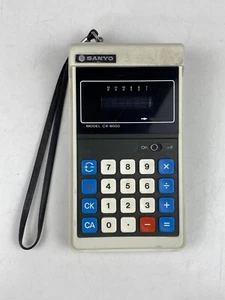 Vintage Sanyo CX 6000 "Mini" Electronic Calculator Japan - Picture 1 of 14