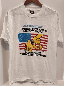 Single Stitch Vintage "Support The Troops" Desert Storm 1991 t shirts Small - XL - Picture 1 of 7