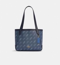 coach denim taylor tote