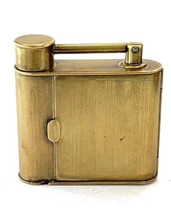 VINTAGE ALFRED DUNHILL VANITY GOLD TONE COMPACT - Picture 1 of 7