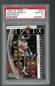 1999 UPPER DECK IONIX BASKETBALL R19 HOF CHARLES BARKLEY PSA 10 POP 2 RECIPROCAL - Picture 1 of 5
