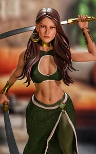 1/24 1/18 DC Talia Al Ghul Unpainted Unassembled 3D Printing Model Garage Kits - Zdjęcie 1 z 2