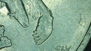 2008 P Washington "Alaska" quarter, bear with a broken paw - Picture 1 of 3