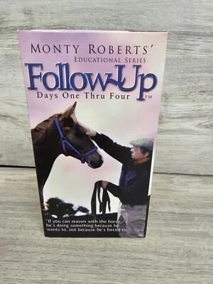 Monty Roberts, Educational Series, Follow Up, Days One Thru Four, 3 VHS - Image 1 of 4
