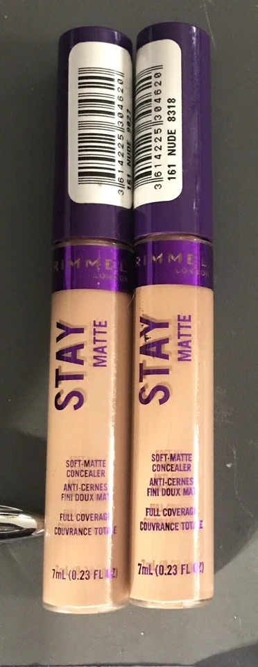 RIMMEL London Stay Matte Concealer #161 Nude .23fl oz lot of 2 - Image 1 of 1