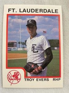 1987 Fort Lauderdale Yankees-Minor League Baseball ProCard#683-Troy Evers