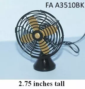 Ventilatore elettrico 12v dc scala 1:12 casa delle bambole miniatura adulto da collezione - Foto 1 di 1