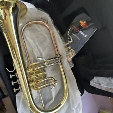 B Flat Phosphor Brass Flugelhorn Trumpet Professional Playing Instrument