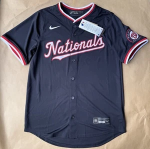 Washington Nationals - MLB Alternate Navy Limited Nike Jersey M NEW - Picture 1 of 11