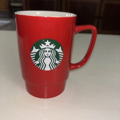 Starbucks Venti 2021 Holiday Red Siren logo 20 oz coffee mug - Image 1 of 4