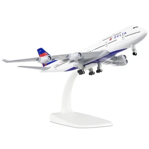 1:300 Scale Delta Boeing 747 Airplane Models Alloy Diecast Plane Model - Picture 1 of 2