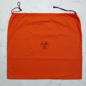 Hermes Bolsa de Polvo Bolsa de Almacenamiento Bolsa Birkin Tamaño Grande Aprox. W60x H53 cm Naranja - Imagen 1 de 10