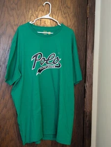 CAMISETA POLO RALPH LAUREN SS CALIDAD SUPERIOR 2LT 58" TORSO 34" LARGO GRANDE Y ALTO GRN - Imagen 1 de 20
