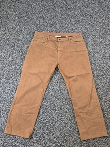 Raleigh Denim Alexander Jeans Herren 40x28 Straight Leg Stretch Braun - Bild 1 von 13