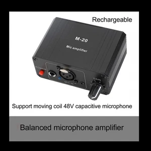 Microphone Preamp High Gain 48V Phantom Power XLR Output Mic Preamplifier For Dy - Picture 1 of 12