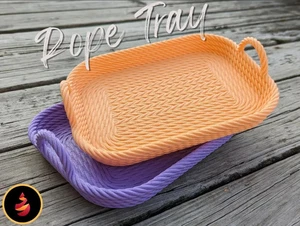 Plastic Rope Tray | 3D Printed Home Decor - Picture 1 of 8