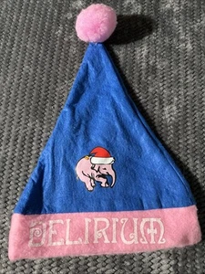 Delirium Santa Hat Belgian Brewery holiday Blue Pink Elephant Tremens beer - Picture 1 of 1
