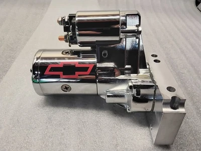 GM High Torque Gear Reduction Starter mini Chrome 12361146 12363128 NEW - Image 1 of 4