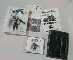 Final Fantasy VII PC Game CD-ROM Big Box 1998 Complete Rare UK CD's Great S7 - Picture 1 of 23