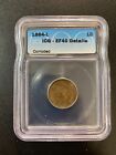1864 L INDIAN HEAD CENT ICG XF-40 DET - BETTER DATE - INDIAN PENNY - SLABBED -1C