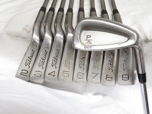 Used RH Titleist DCI Iron Set 2-PW Titleist MS-209 Stiff Flex Steel Shafts S - Picture 1 of 9