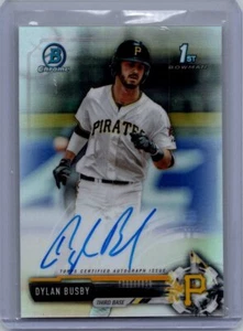 2017 Bowman Draft #CDA-DB Dylan Busby Chrome Auto Refractor #/499 - Picture 1 of 2