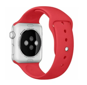 Genuine Apple Watch Sport Band Red 42mm / 44mm MLDK2ZM/A - VERY GOOD COND - Photo 1 sur 1