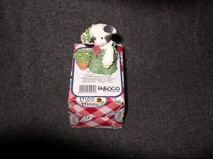 VINTAGE Enesco Mary's Moo Moos, KISS MOO B/N/I/B RARE 1997 - Picture 1 of 2