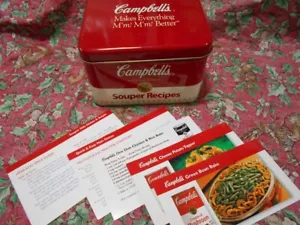 1 latta ricetta zuppa Campbell + biglietti ricette, usati ma belli, da collezione o regalo - Foto 1 di 5