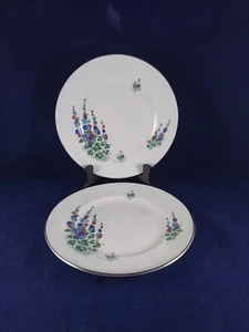 CROWN STERLING FINE BONE CHINA ENGLAND. 2 SALA PLATES 8 1/4" EXCELLENT. - Picture 1 of 8