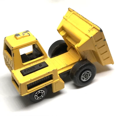 Lesney Matchbox Superfast No. Volquete 26 sitios 1976 amarillo - hecho en Inglaterra Foto 1 de 4