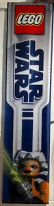 Lego Star Wars Ahsoka Tano - Promo Store Display Original FABRIC BANNER * RARE * - Picture 1 of 1