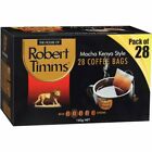 6X Robert Timms Coffee Bags Mocha Kenya Style 28Pk 168G